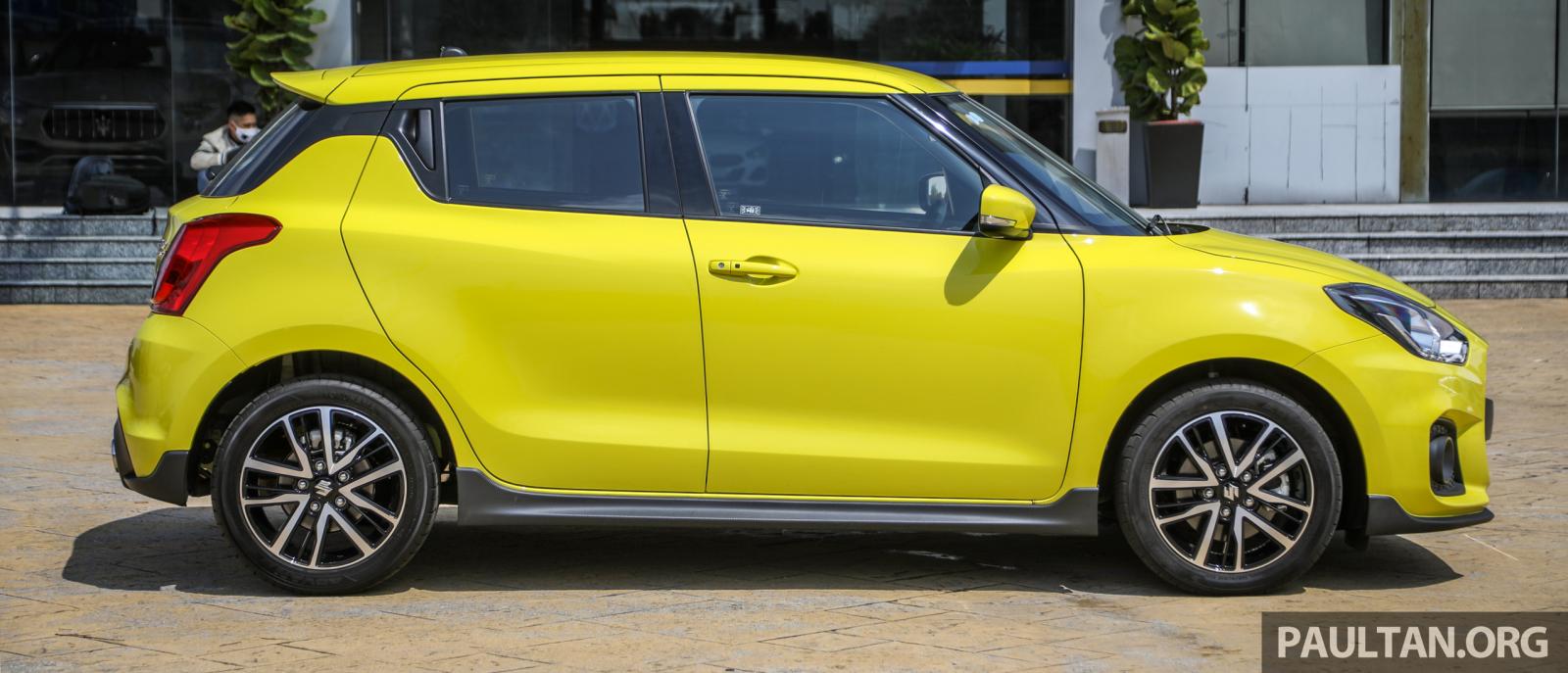 Suzuki Swift Sport 2021 cập nhật mới được cải tiến sức mạnh.