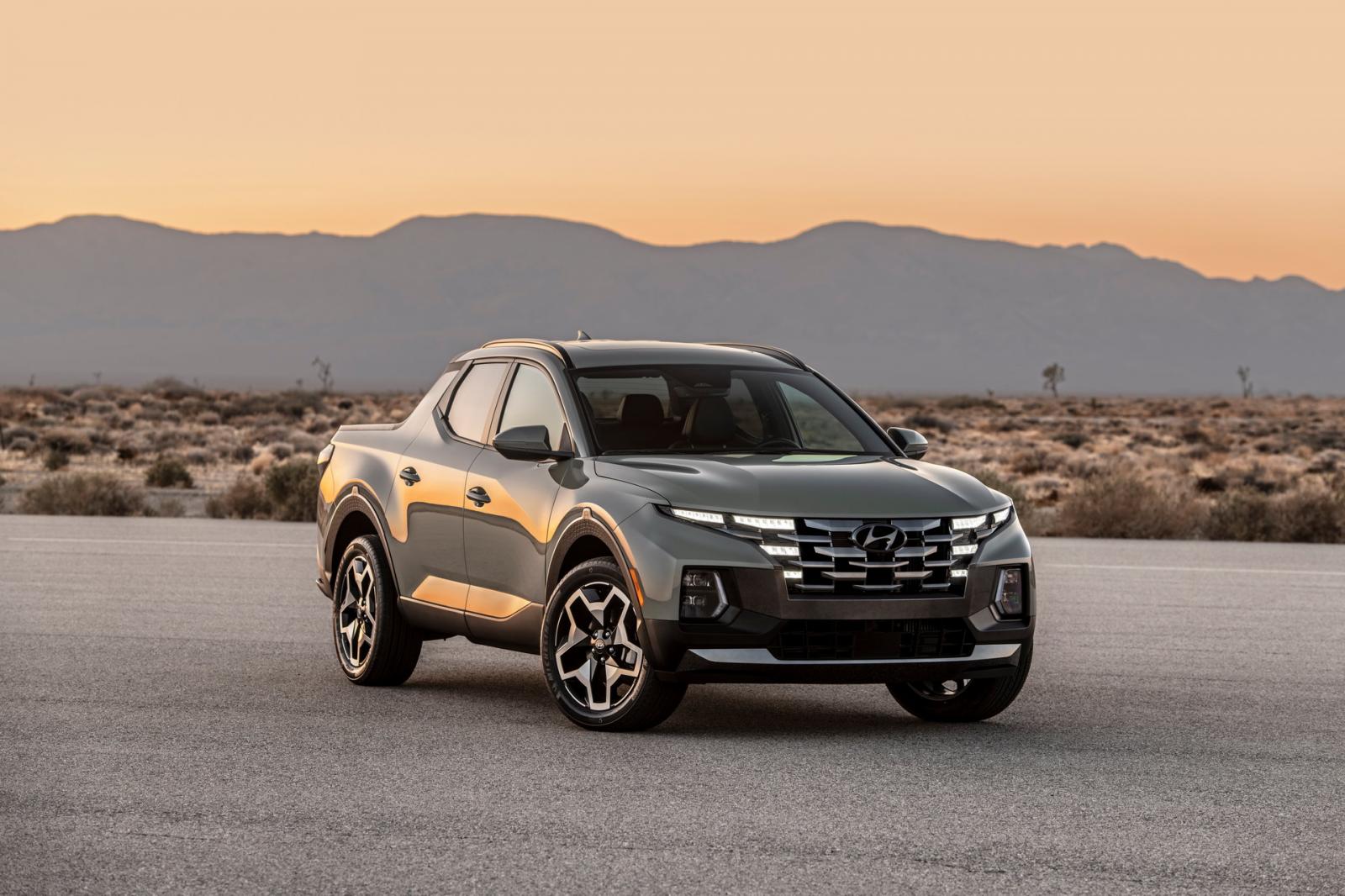 Bán tải mới Hyundai Santa Cruz 2022 giống như Tucson thu gọn.