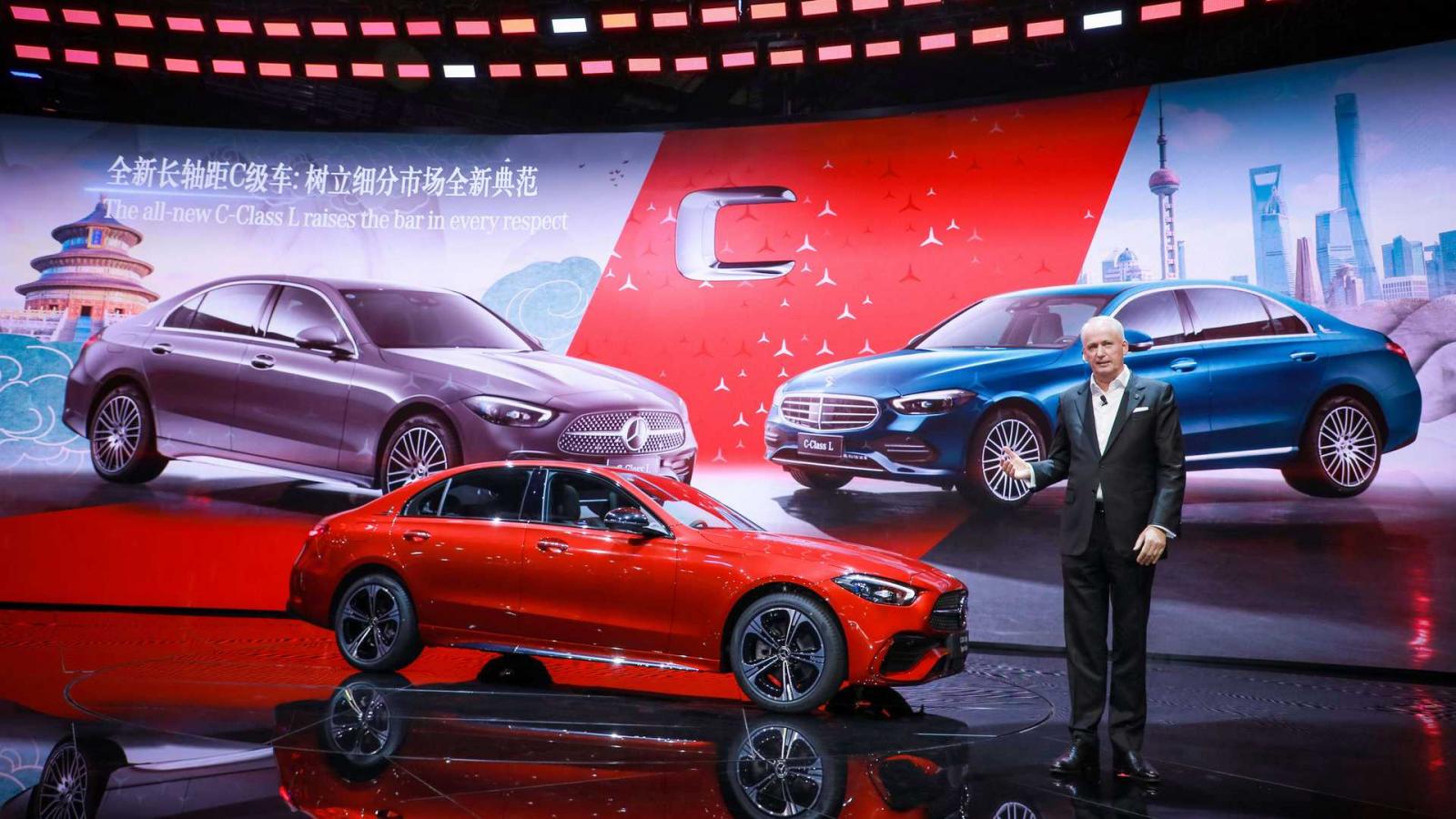 [Auto Shanghai 2021] Mercedes-Benz C-Class L kéo dài dành cho thị trường Trung Quốc.