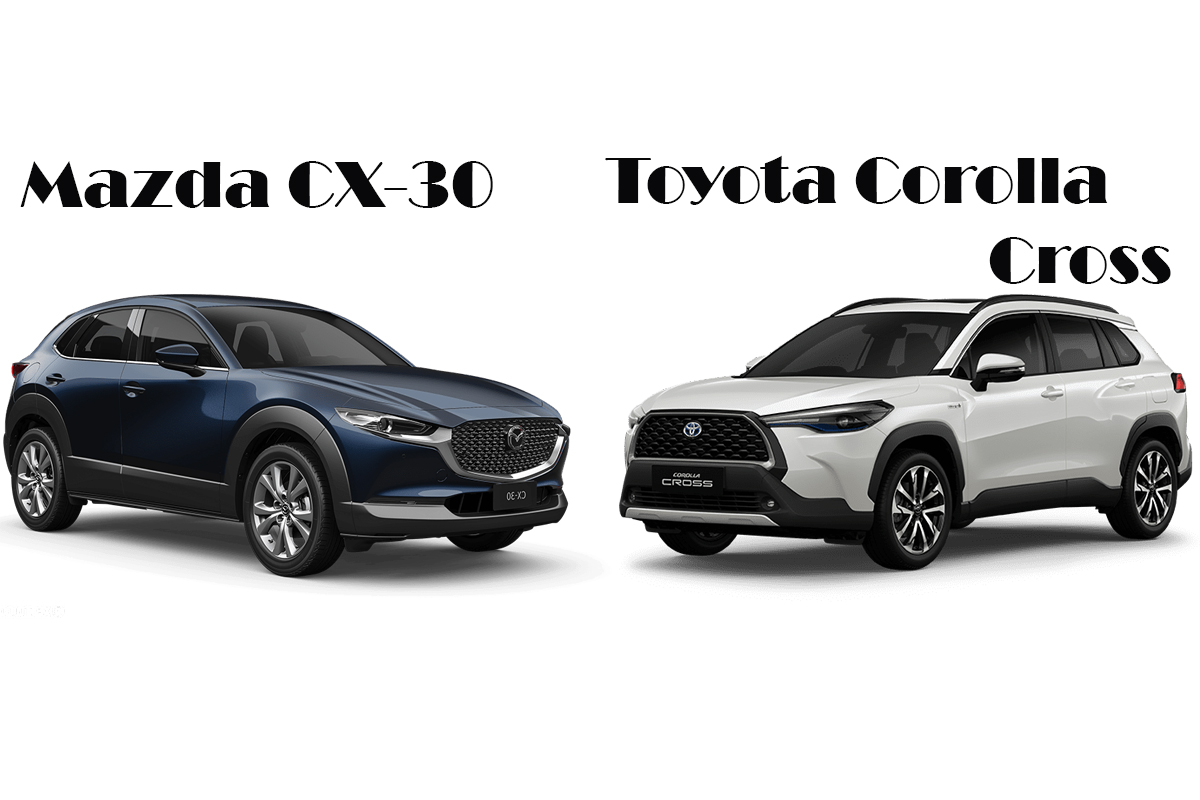 So sánh xe Mazda CX-30 Luxury 2021 và Toyota Corolla Cross 1.8V 2021 a1