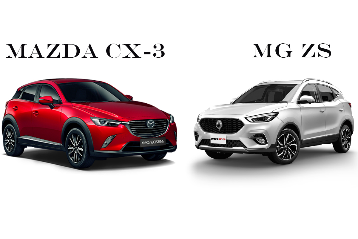 So sánh xe Mazda CX-3 2021 và MG ZS 2021: a1