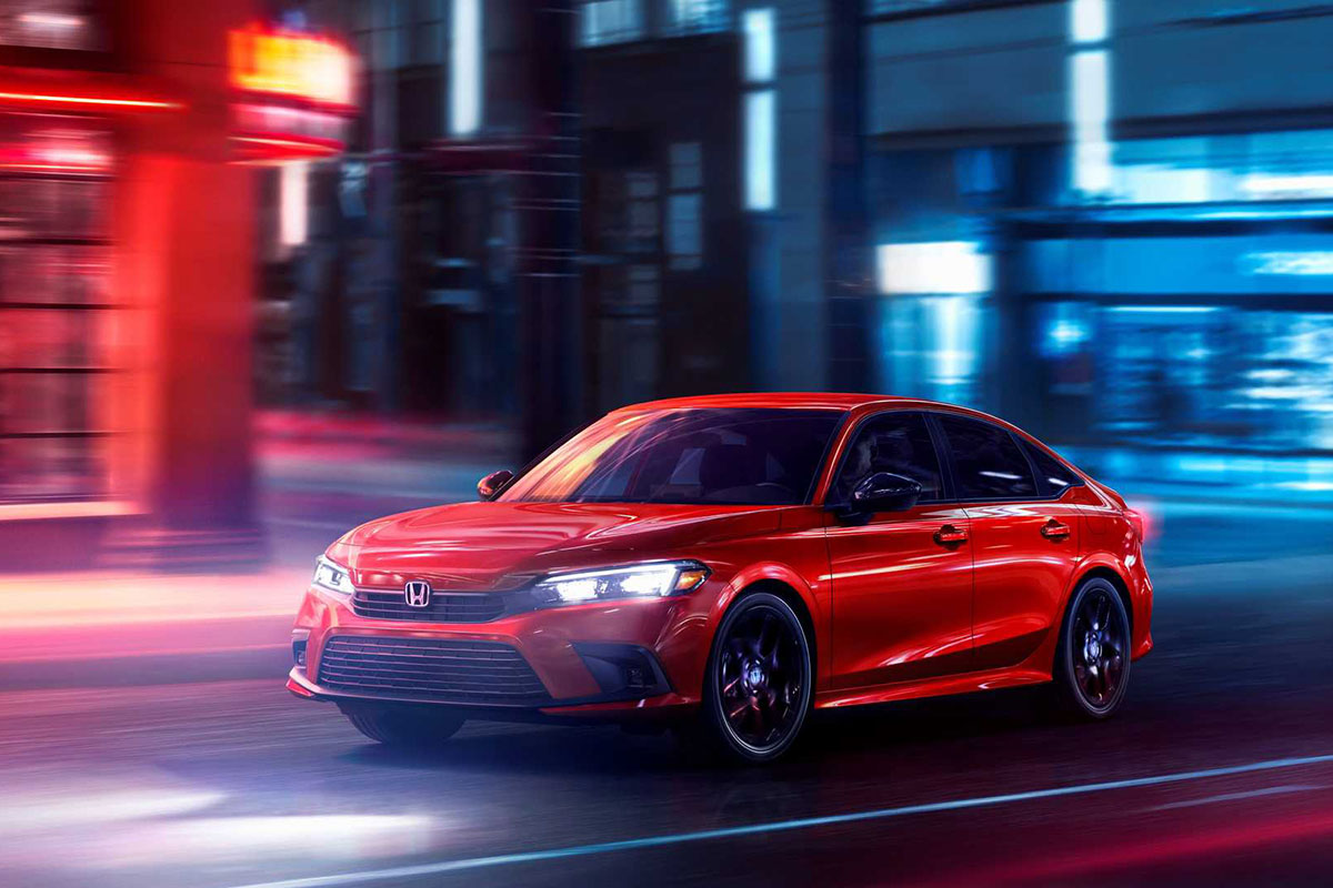 So sánh xe Honda Civic 2022 và Kia Cerato 2022: Thân xe Honda Civic 2022 Ảnh Thân xe Honda Civic