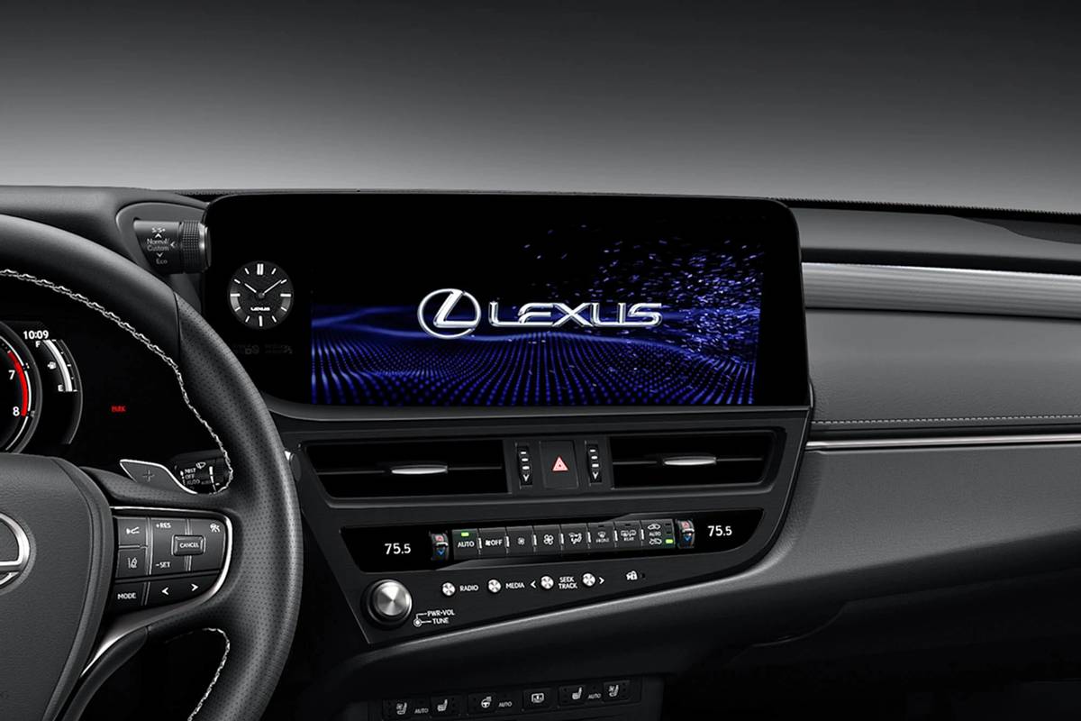 Lexus LX 2022 dự kiến có màn hình giải trí kích thước 9 inch.