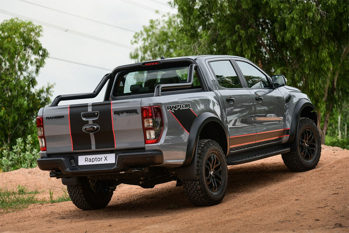Ford Ranger Raptor X 2021 tại Thái Lan sẽ có 4 lựa chọn sơn ngoại thất.