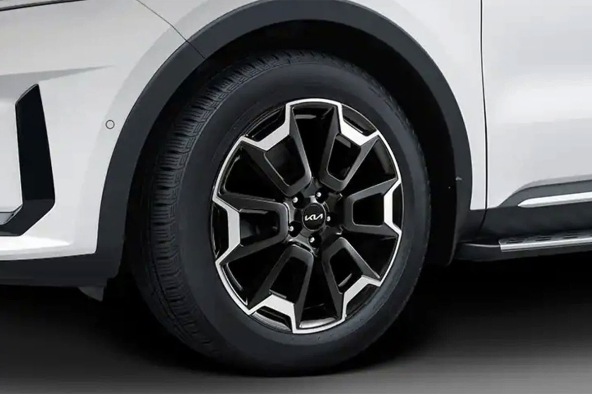 Kia Sorento 2022 nâng cấp mâm xe họa tiết mới Kia Sorento 2022 nâng cấp mâm xe họa tiết mới