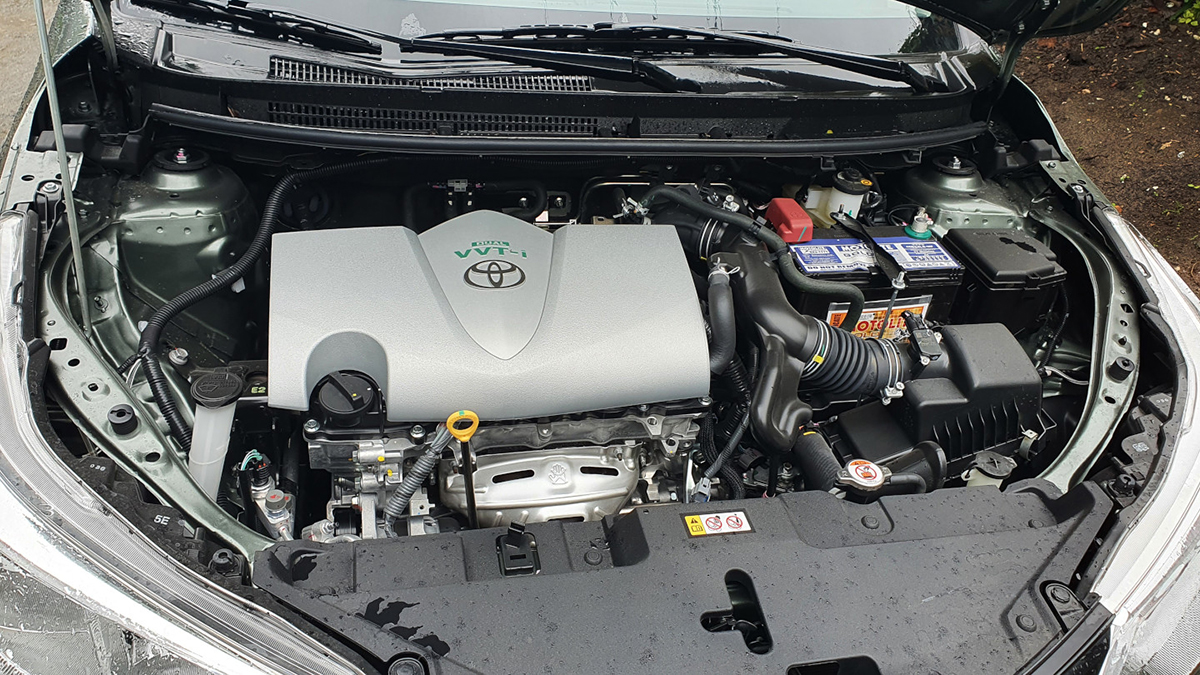 Xe Vios số sàn được đánh giá có hệ thống động cơ vận hành an toàn khi đi đường dài.