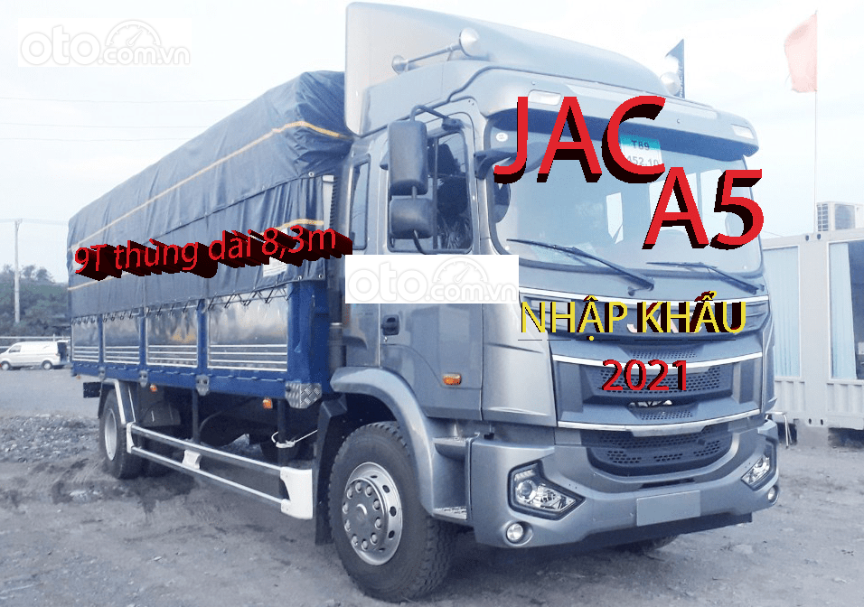 Bán xe tải JAC A5 9 tấn thùng dài 8,3m, nhập khẩu nguyên chiếc 2021