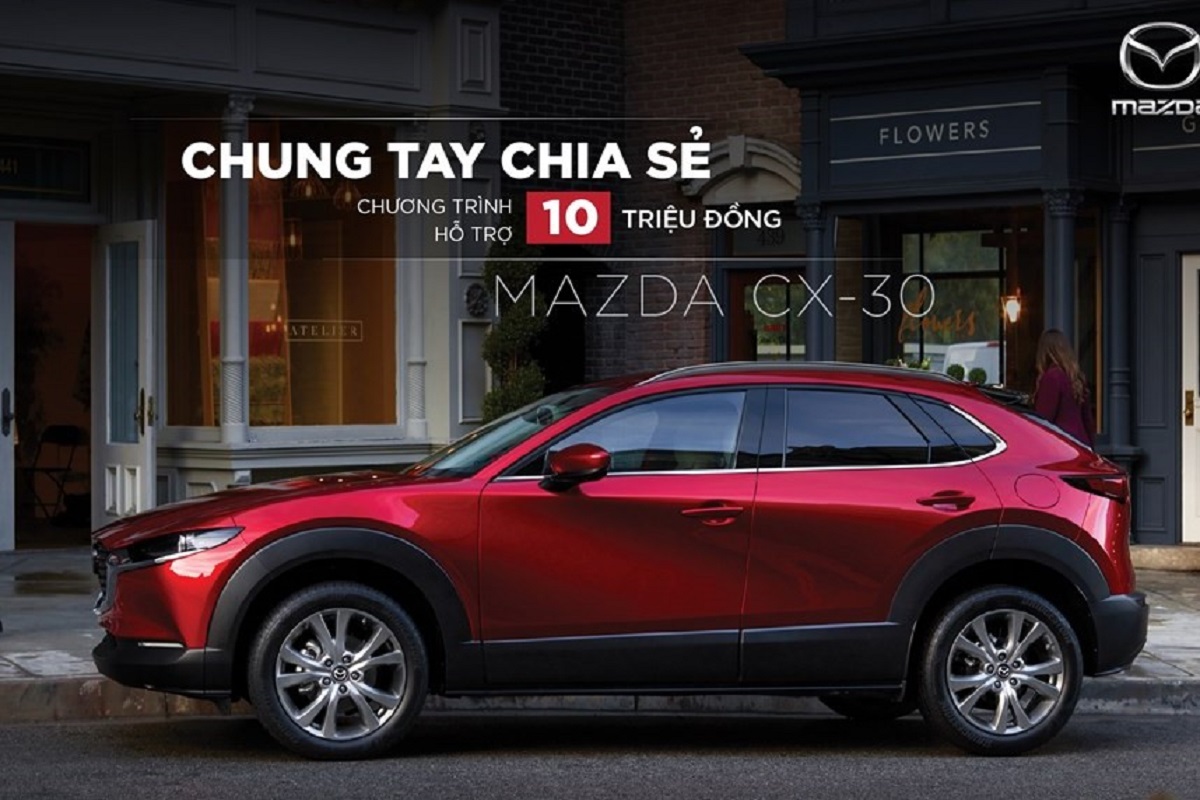 Mazda CX-3 cũng được hỗ trợ 10 triệu đồng trong tháng 7. 1