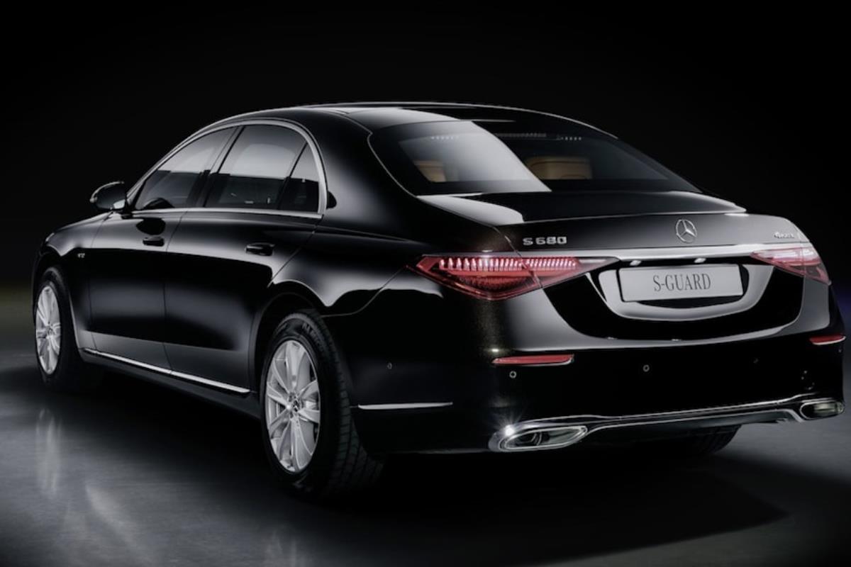 Mercedes-Benz S-Class bọc thép mặt sau