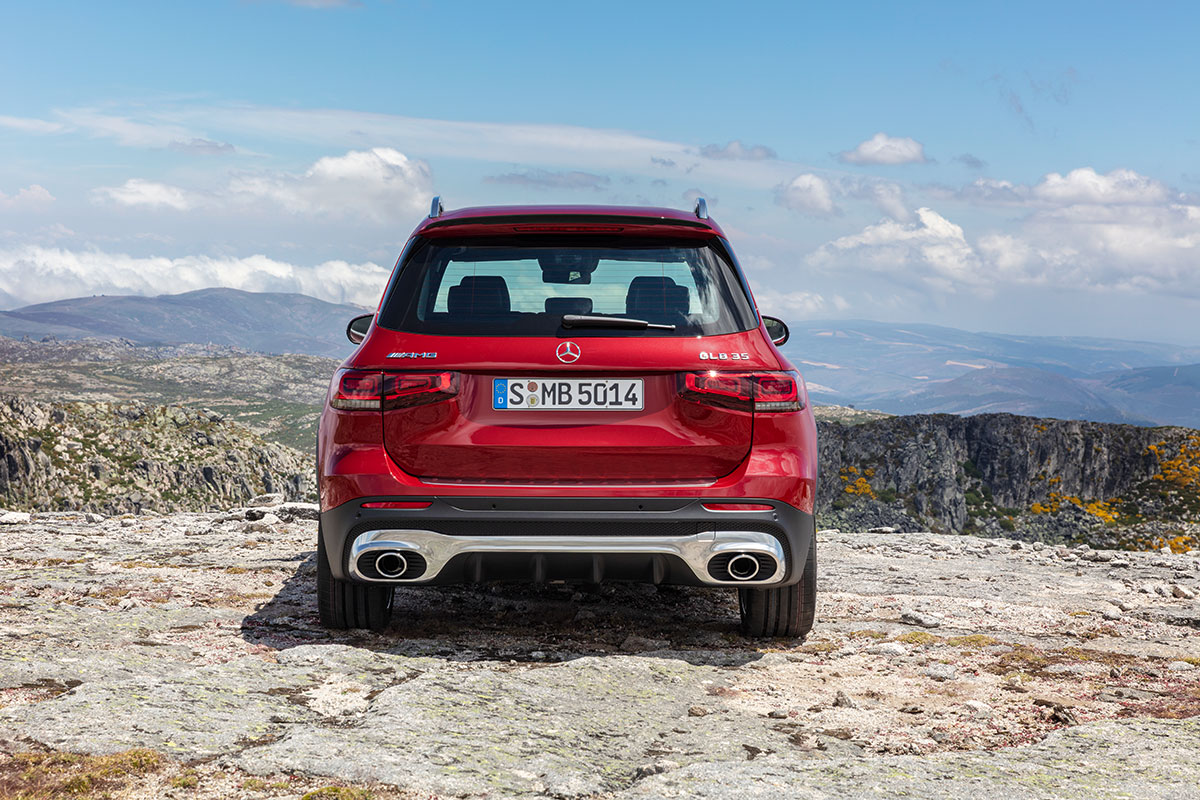 đuôi xe Mercedes-AMG GLB 35 4MATIC.