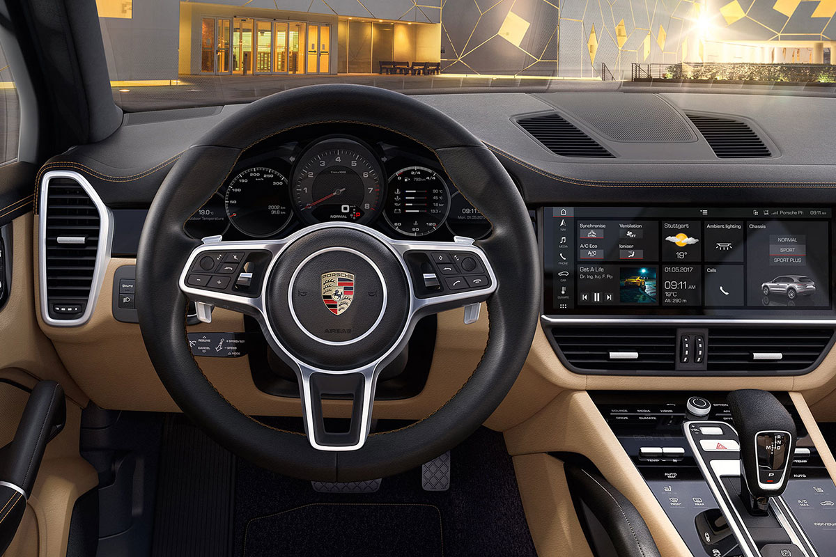 nội thất xe Porsche Cayenne1.