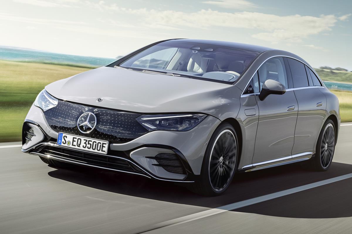 Mercedes-Benz EQE xám mặt trước