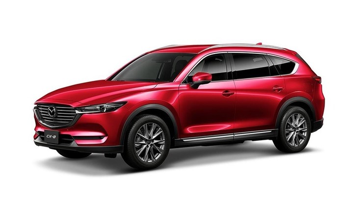 Mazda CX-8 ấn tượng với diện mạo thời trang, trẻ trung nhưng không kém phần lịch lãm.