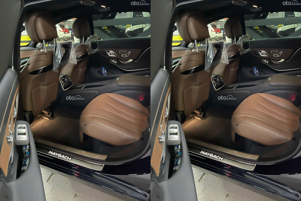 Nội thất Mercedes-Benz S450 Maybach vẫn còn rất mới.