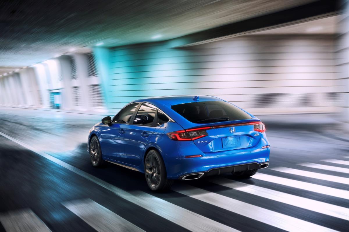 Honda Civic 2022 hatchback đuôi xe
