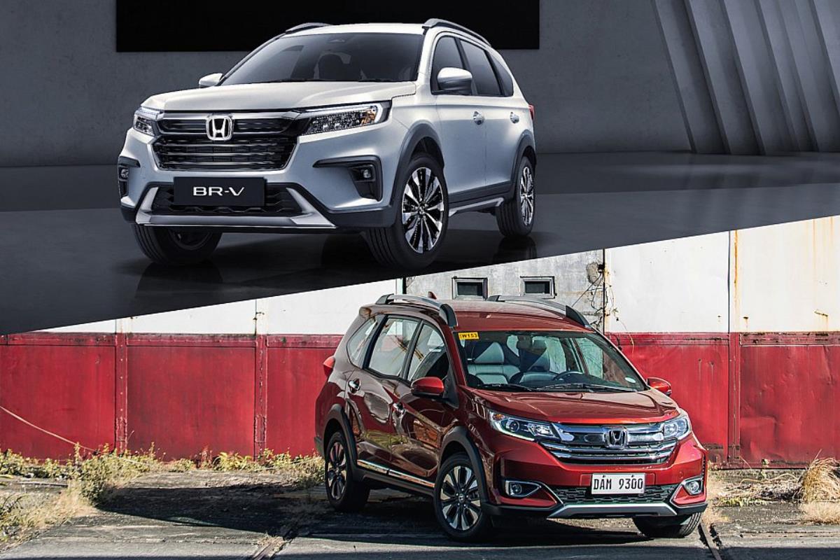 Honda BR-V cũ vs mới