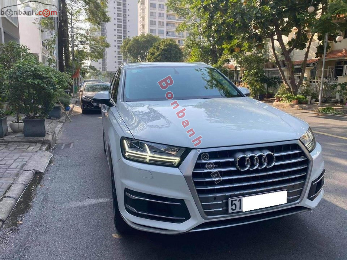 Bán Audi Q7 sản xuất 2018, màu trắng, nhập khẩu 