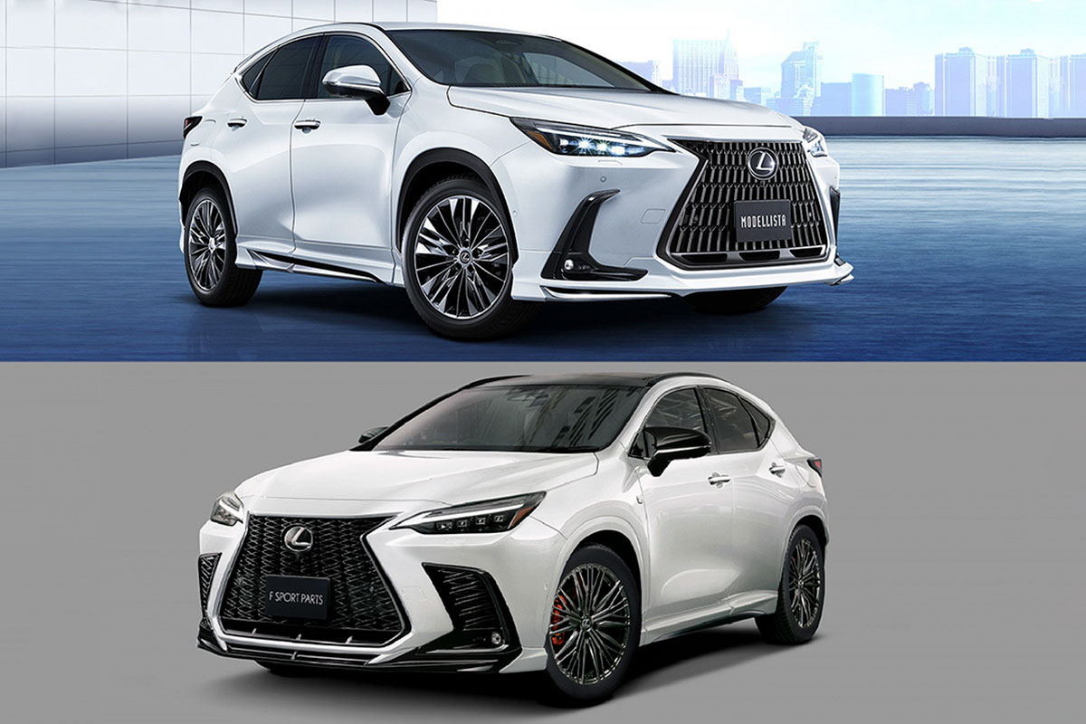 Bộ phụ kiện TRD và Modellista cho Lexus NX.