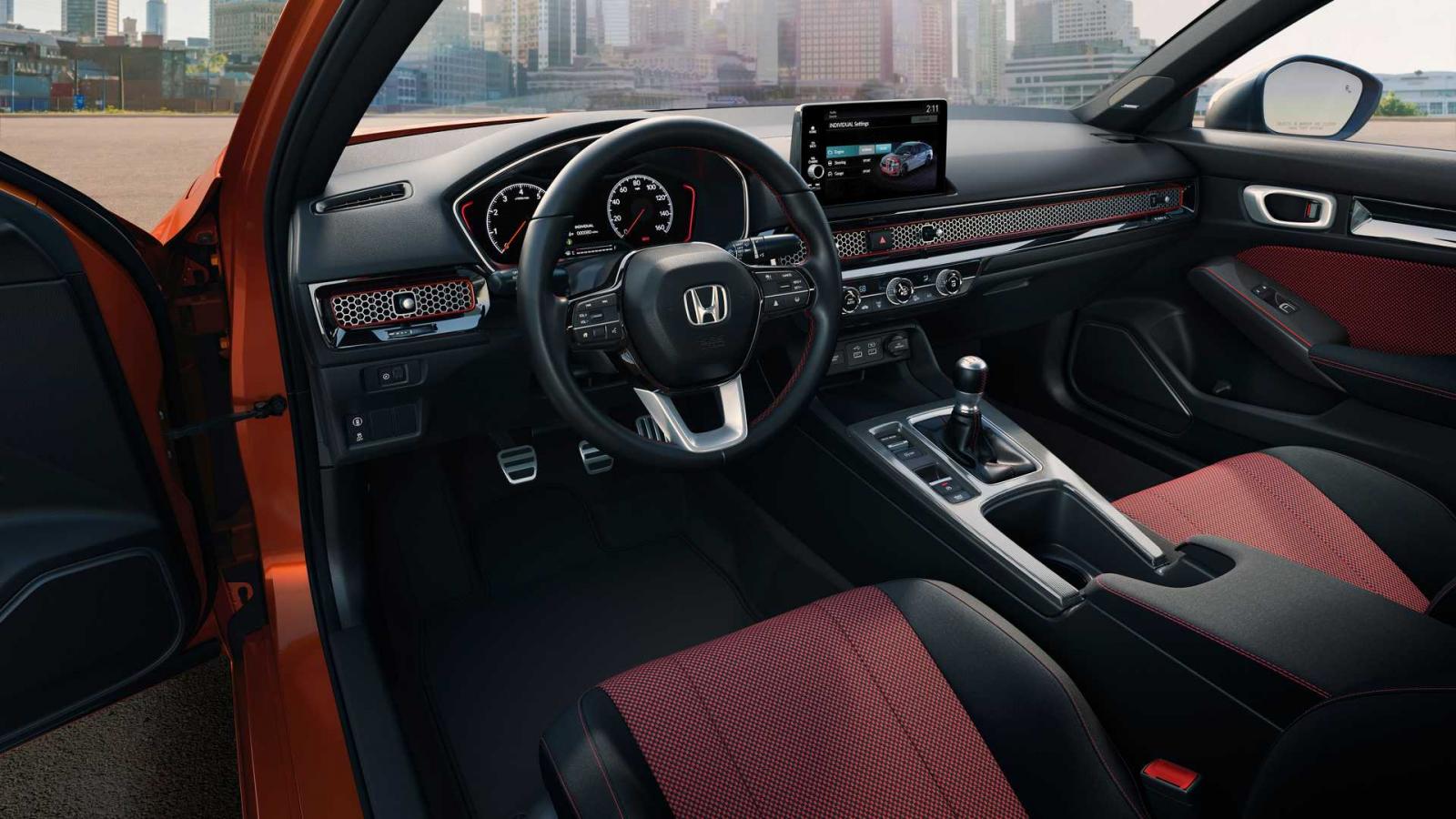 Honda Civic Si 2022 thiết kế  nội thất.