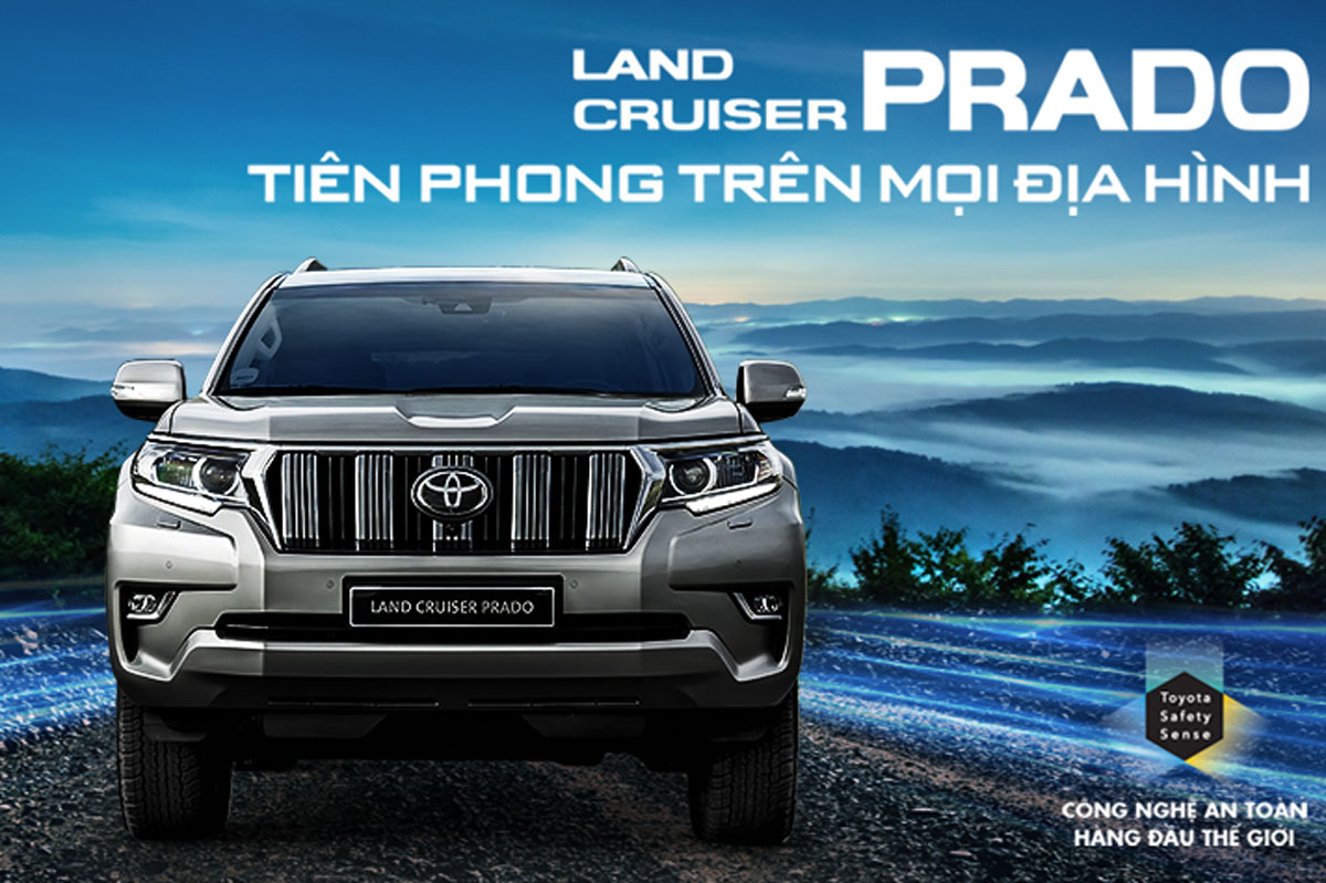 Toyota Land Cruiser Prado mới ra mắt thị trường Việt, thêm công nghệ, tăng giá bán.