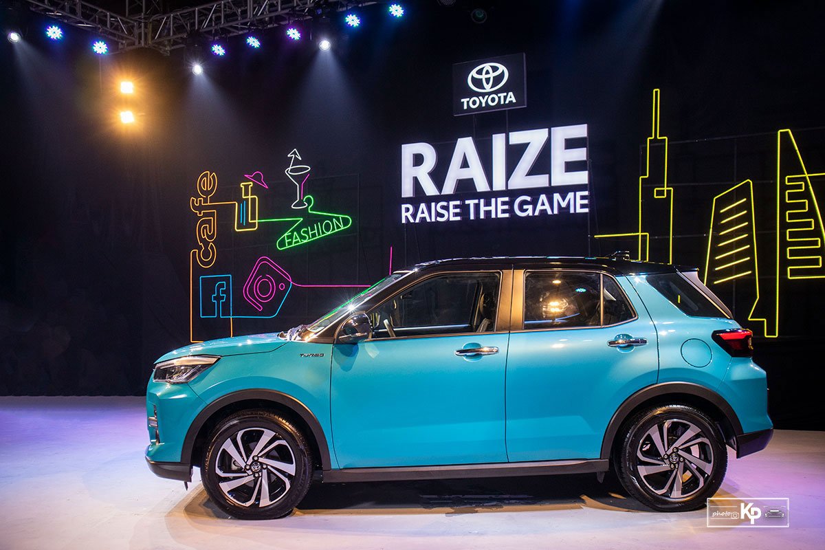 Ngoại hình Toyota Raize trẻ trung.