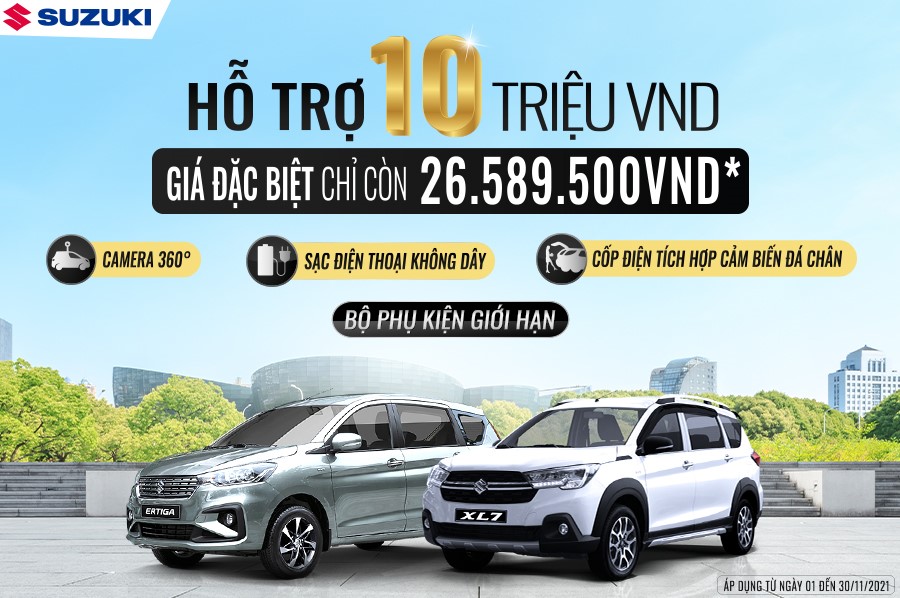 Suzuki tung ưu đãi gói phụ kiện giới hạn cho khách mua XL7, Ertiga Sport 1