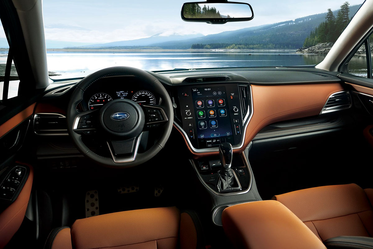 Nội thất của Subaru Outback 2022.