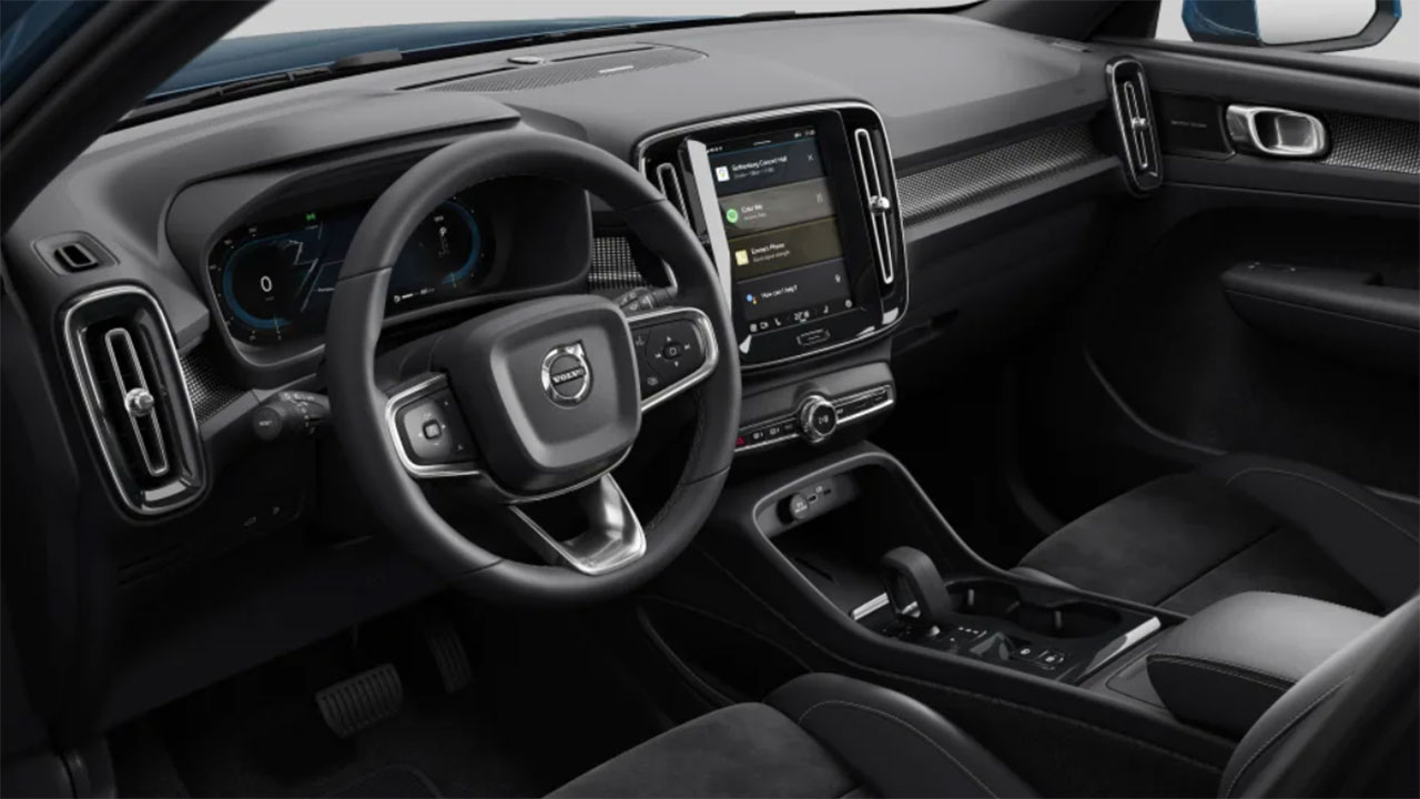 Nội thất của Volvo XC40 bản xăng điện Nội thất của Volvo XC40 bản xăng điện