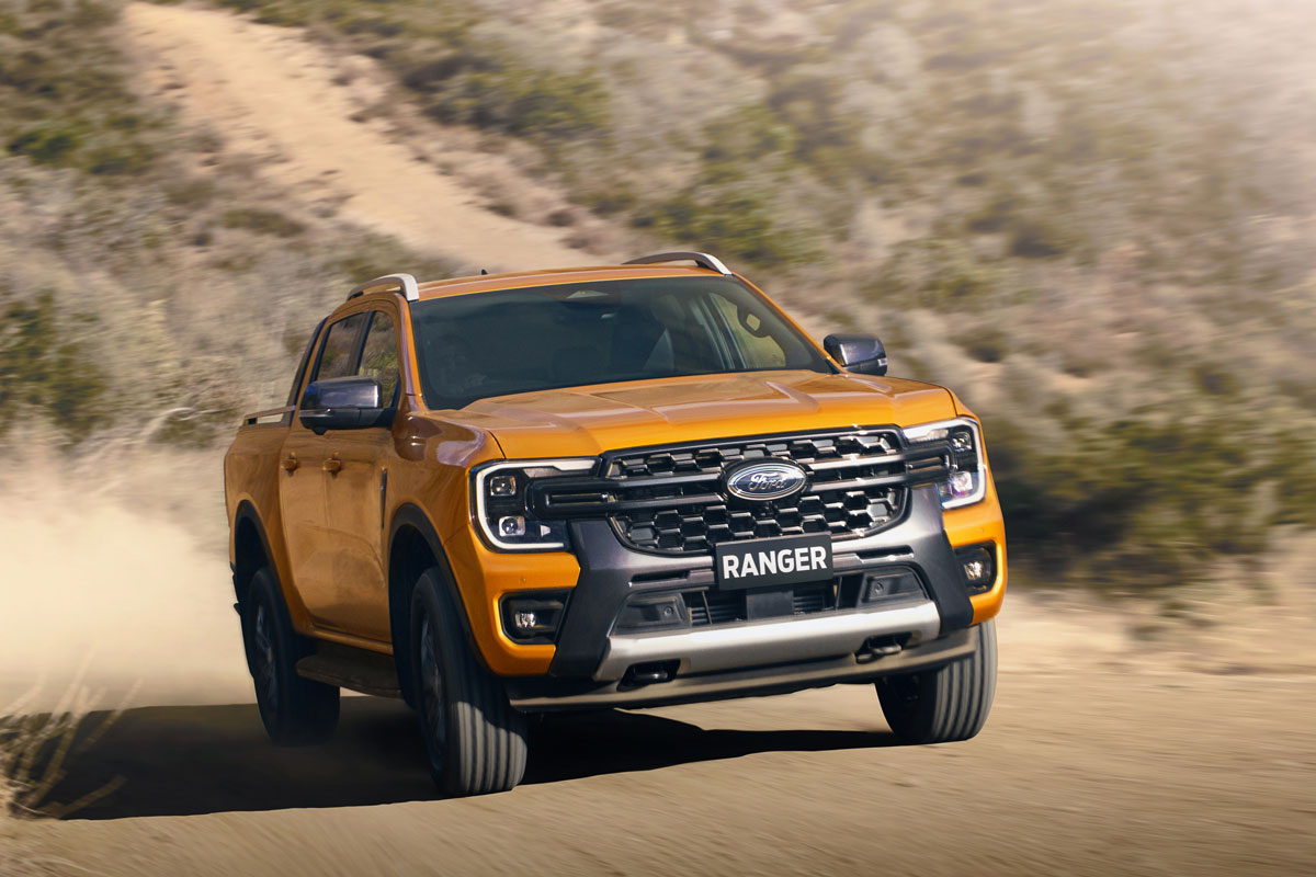Ford Ranger sở hữu một diện mạo mạnh mẽ và ấn tượng hơn