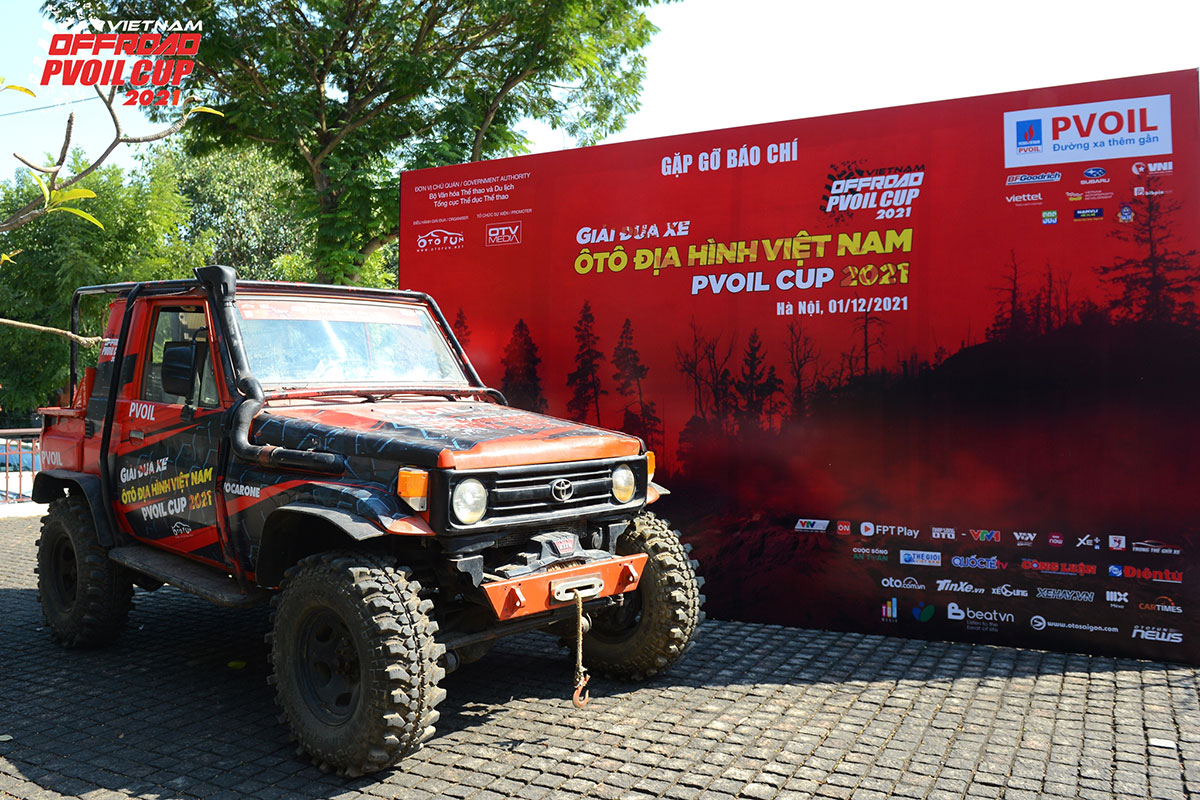 Giải Đua xe Ô tô Địa hình Việt Nam PVOIL CUP 2021 khởi động, lưu ý đặc biệt khán giả đến xem a1