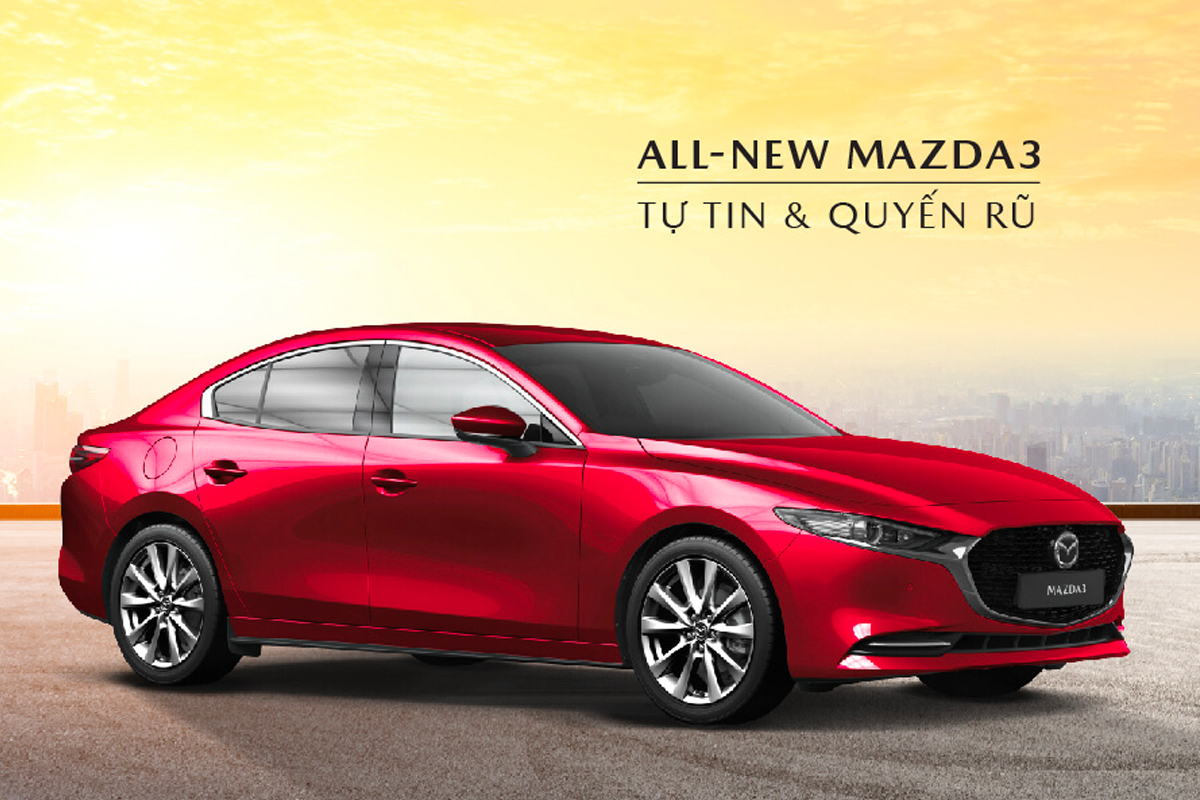 Mazda3 Sedan cũng nhận được ưu đãi đến 33 triệu đồng