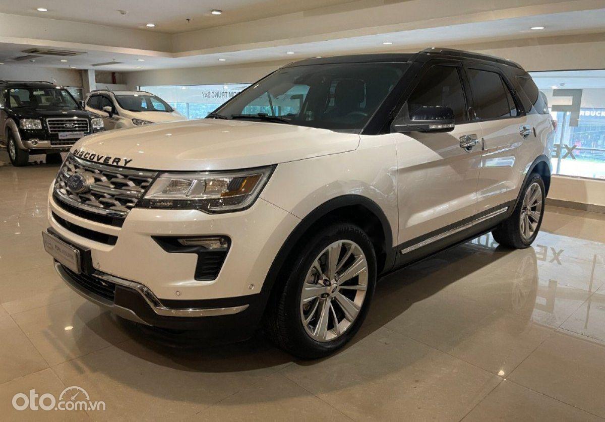 Cần bán gấp Ford Explorer 2.3L Ecoboost sản xuất năm 2018, màu trắng, nhập  khẩu