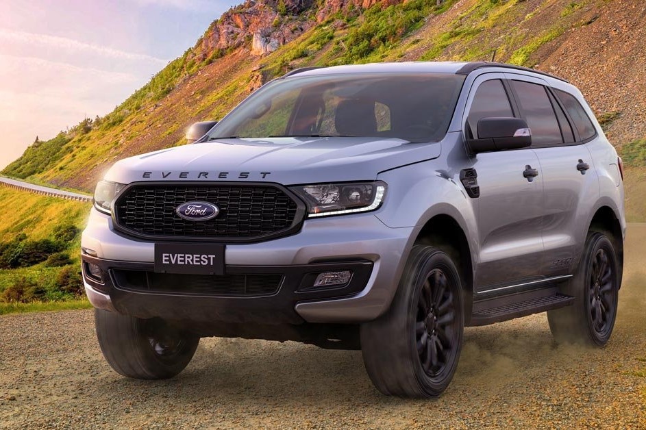 Ford Everest bán tại Việt Nam dưới dạng xe nhập khẩu nguyên chiếc từ Thái Lan. 1