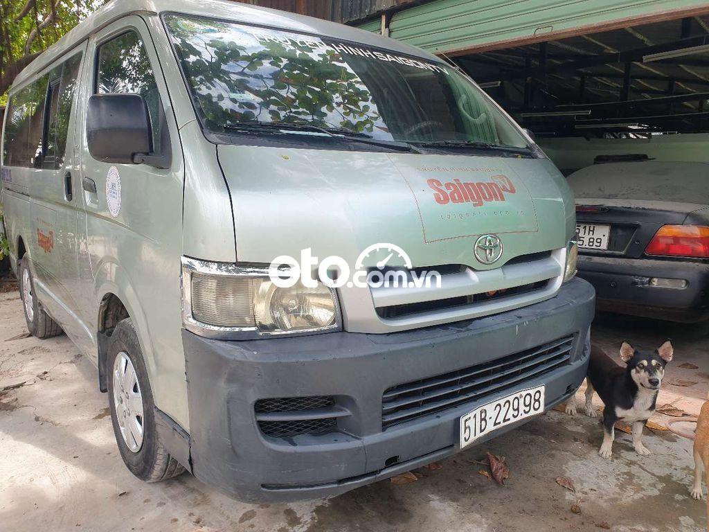 Cần bán Toyota Hiace MT sản xuất năm 2007, màu xanh lam 