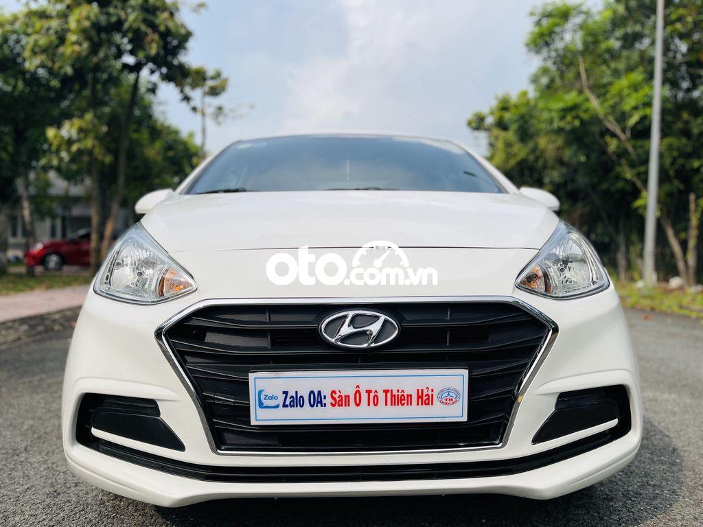 Cần bán xe Hyundai Grand i10 1.2 MT năm sản xuất 2018, màu trắng xe gia đình