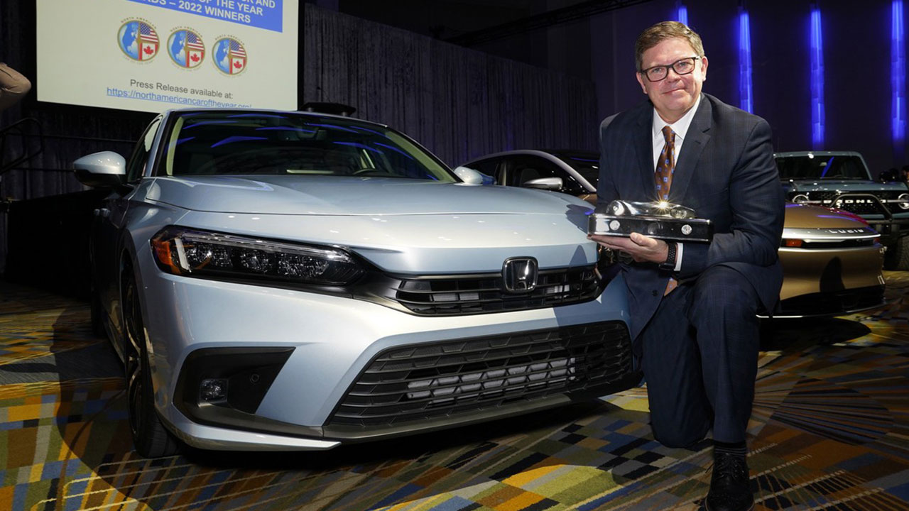 Honda Civic thế hệ mới giành giải thưởng "Xe của năm 2022" tại Bắc Mỹ.