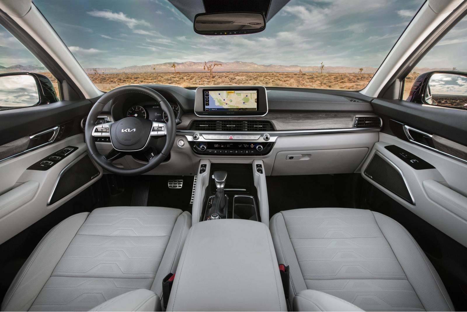Khoang cabin KIA Telluride 2022.