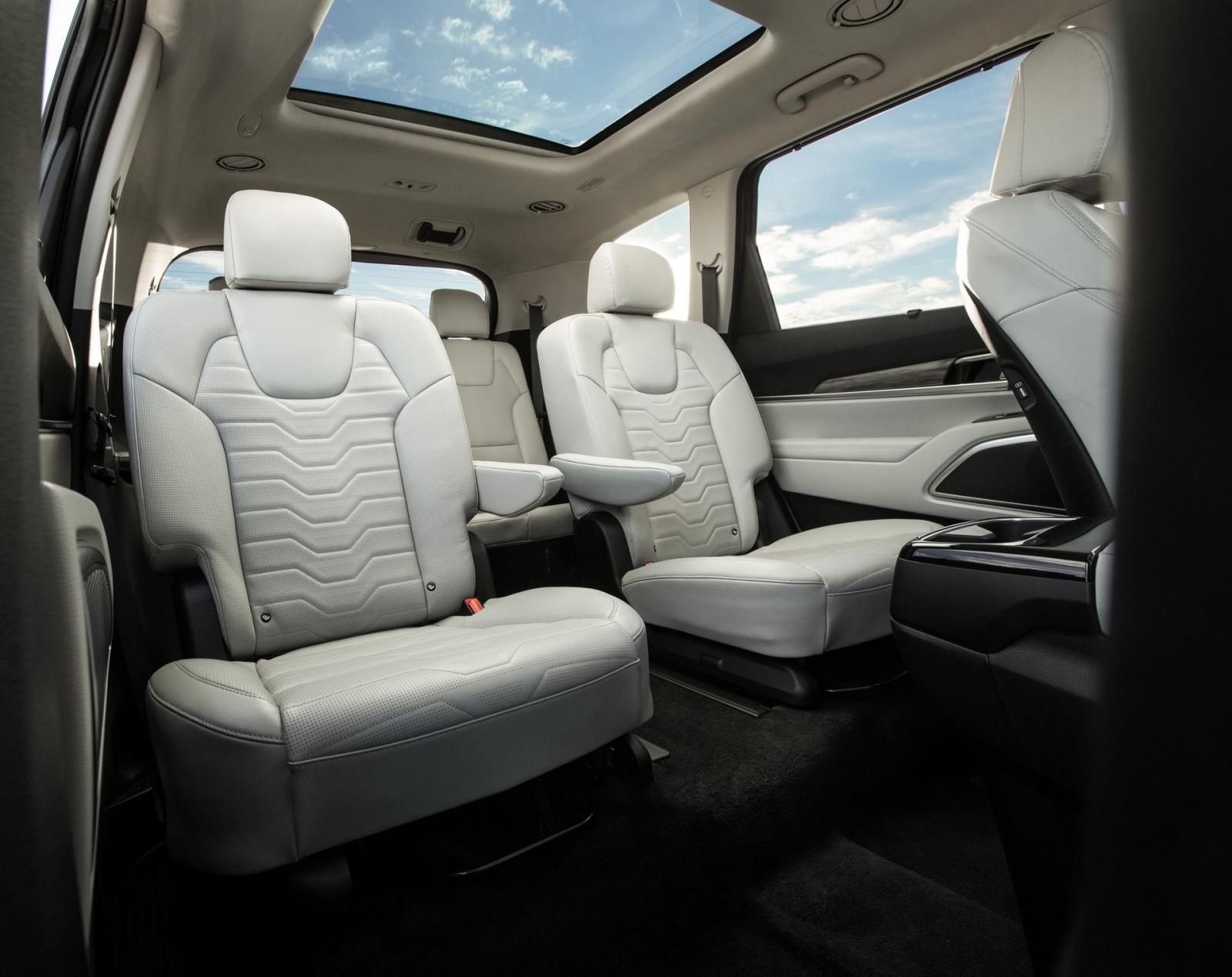 cửa sổ trời của xe KIA Telluride.