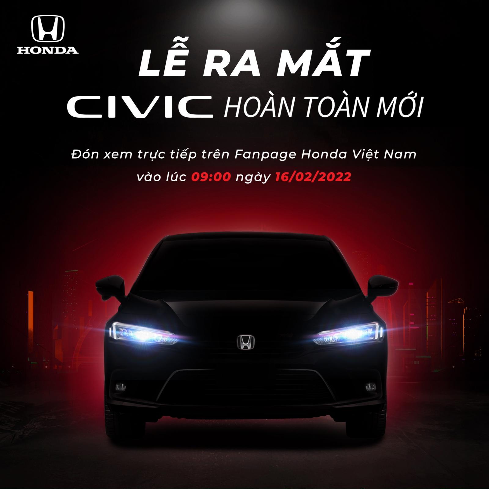 Honda Civic 2022 có nhiều tính năng hiện đại, sẵn sàng vén màn vào ngày mai 1