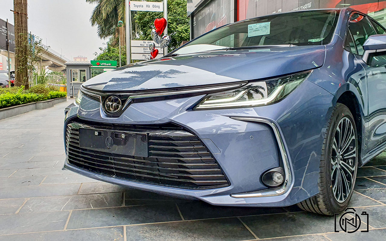 Lưới tản nhiệt của Toyota Corolla Altis 2022.