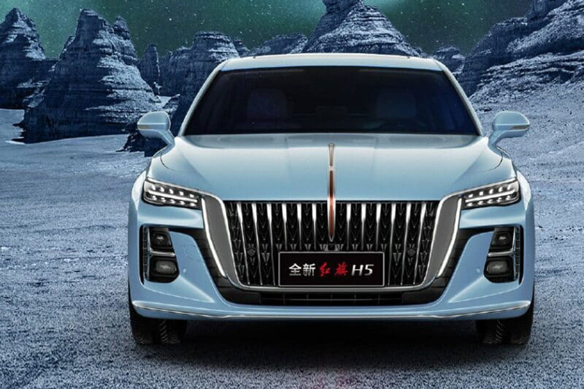 Thiết kế đầu xe Hongqi H5.