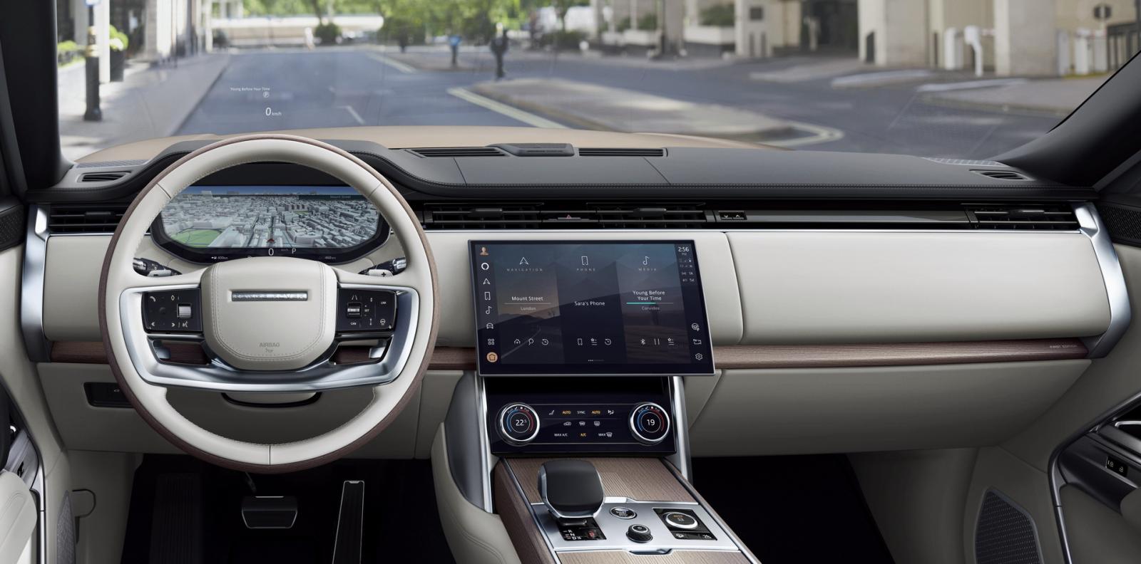 vô-lăng xe Land Rover Range Rover 2022.