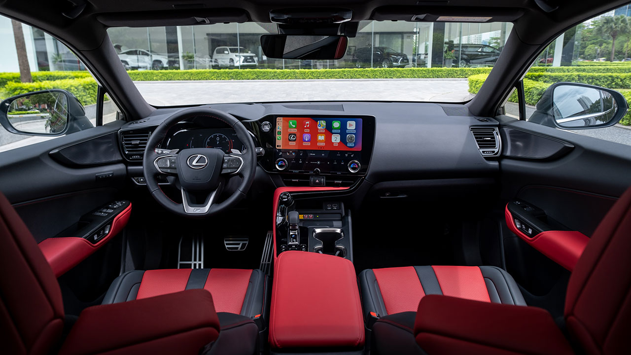 Thiết kế nội thất của Lexus NX 2022.