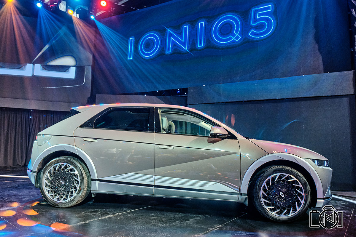 Hyundai Ioniq 5 sở hữu kích thước tổng thể của 1 mẫu SUV tầm trung.
