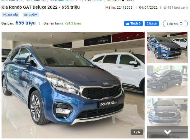 KIA Rondo giảm gần 40 triệu đồng, đại lý dọn đường đón KIA Carens? 1