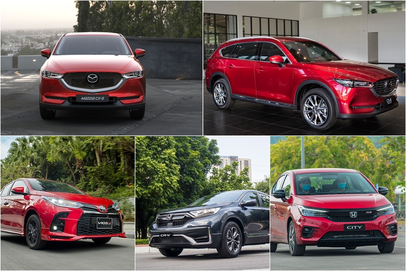 Loạt xe lắp ráp giảm giá sốc trong tháng 5: Mazda CX-5, Toyota Vios, Honda City đều có tên 1