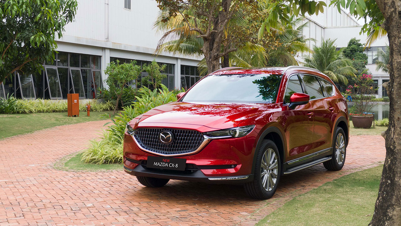 ngoại hình Mazda CX-8 2022.