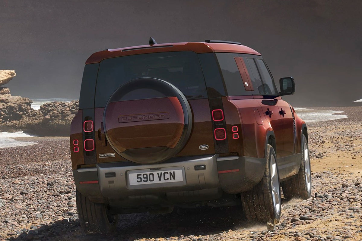 Đuôi xe Range Rover Defender 130 