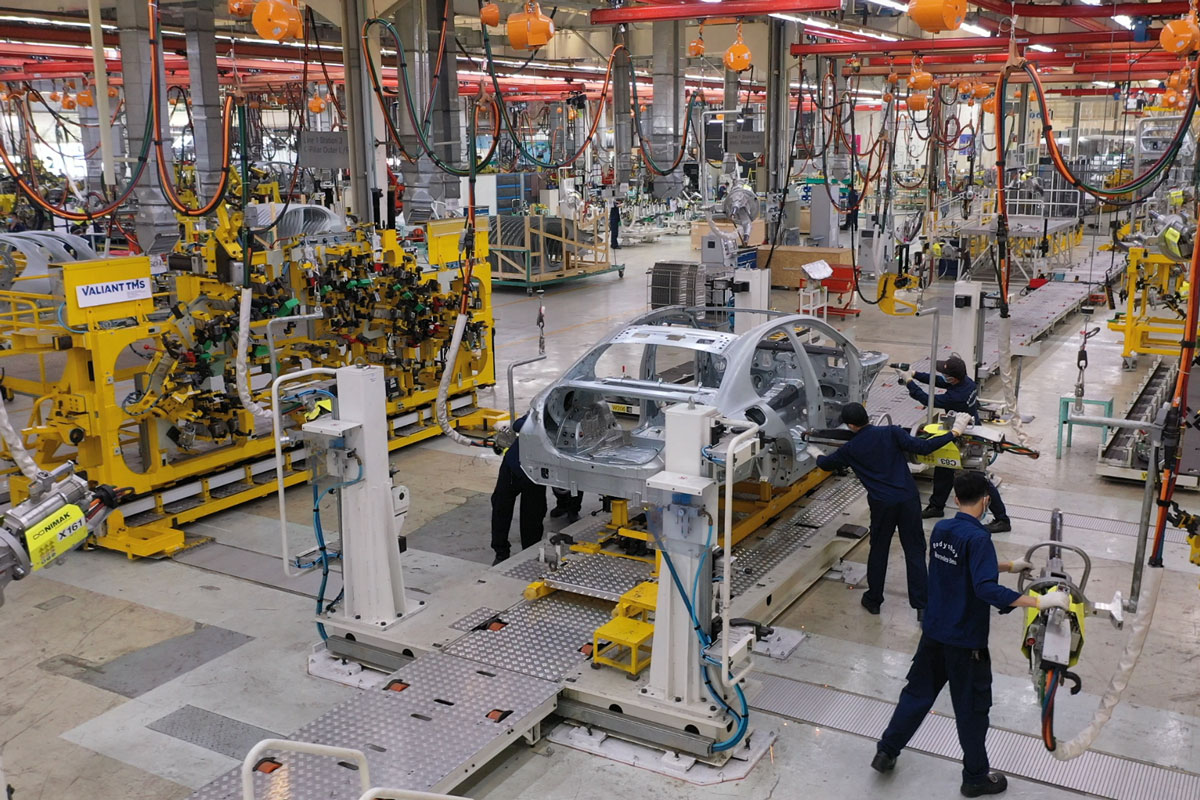 Công nghệ dây chuyền Tích hợp tại xưởng Thân Xe (Bodyshop)