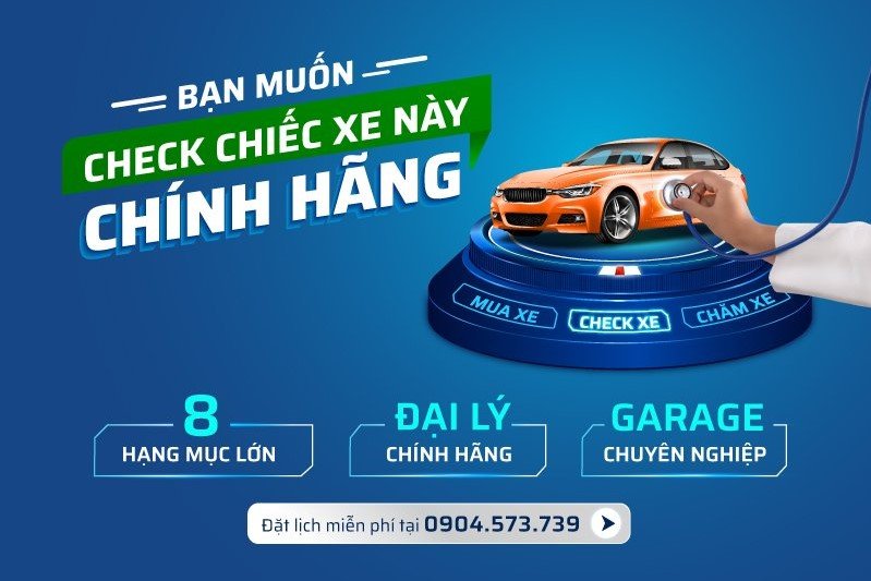 Oto.com.vn hỗ trợ khách hàng check xe cũ
